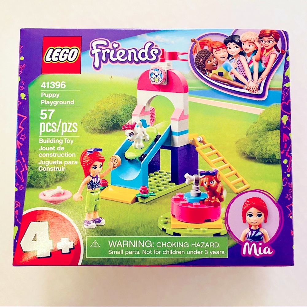 LEGO Friends Puppy Playground Mia 41396 New in Box